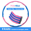  Pink blue 8 knots