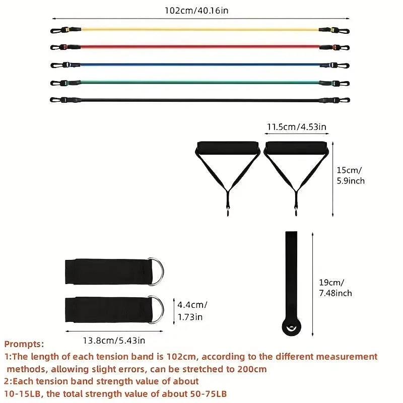 TPE Resistance Bands Set, Resistance Bands