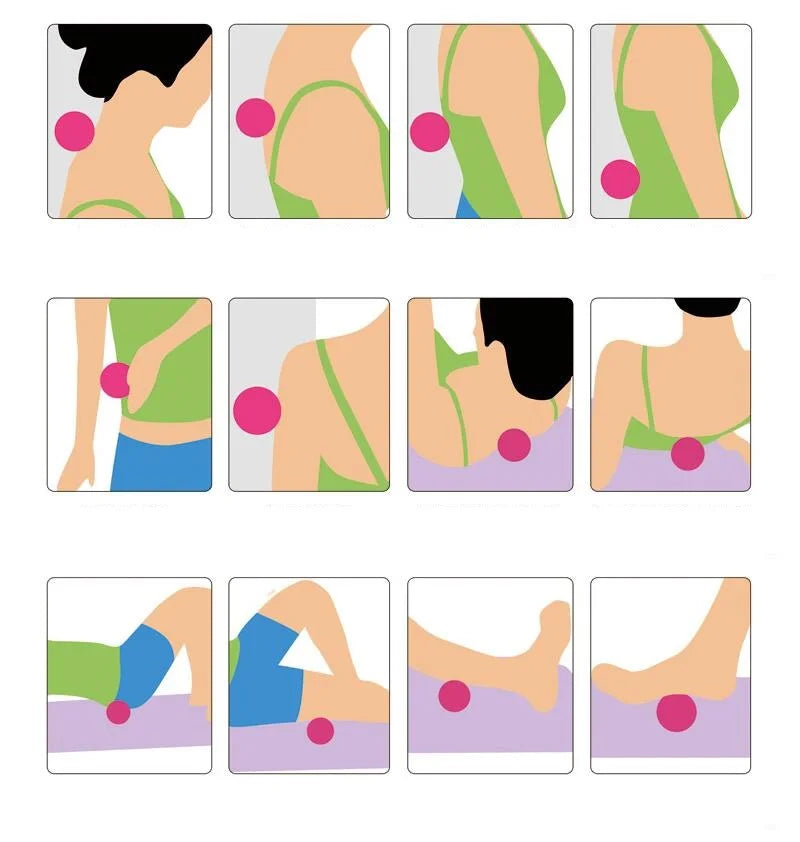 EPP Massage Ball Fitness Peanut Fascia Ball Lacrosse Ball