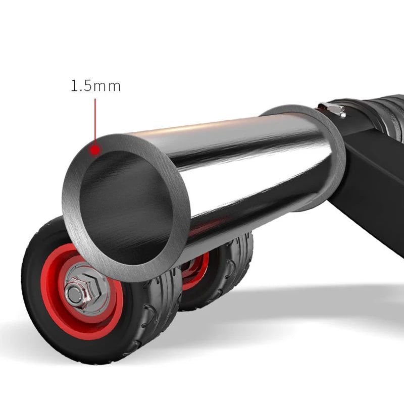 4-Wheel Abdominal Roller Muscle Trainer