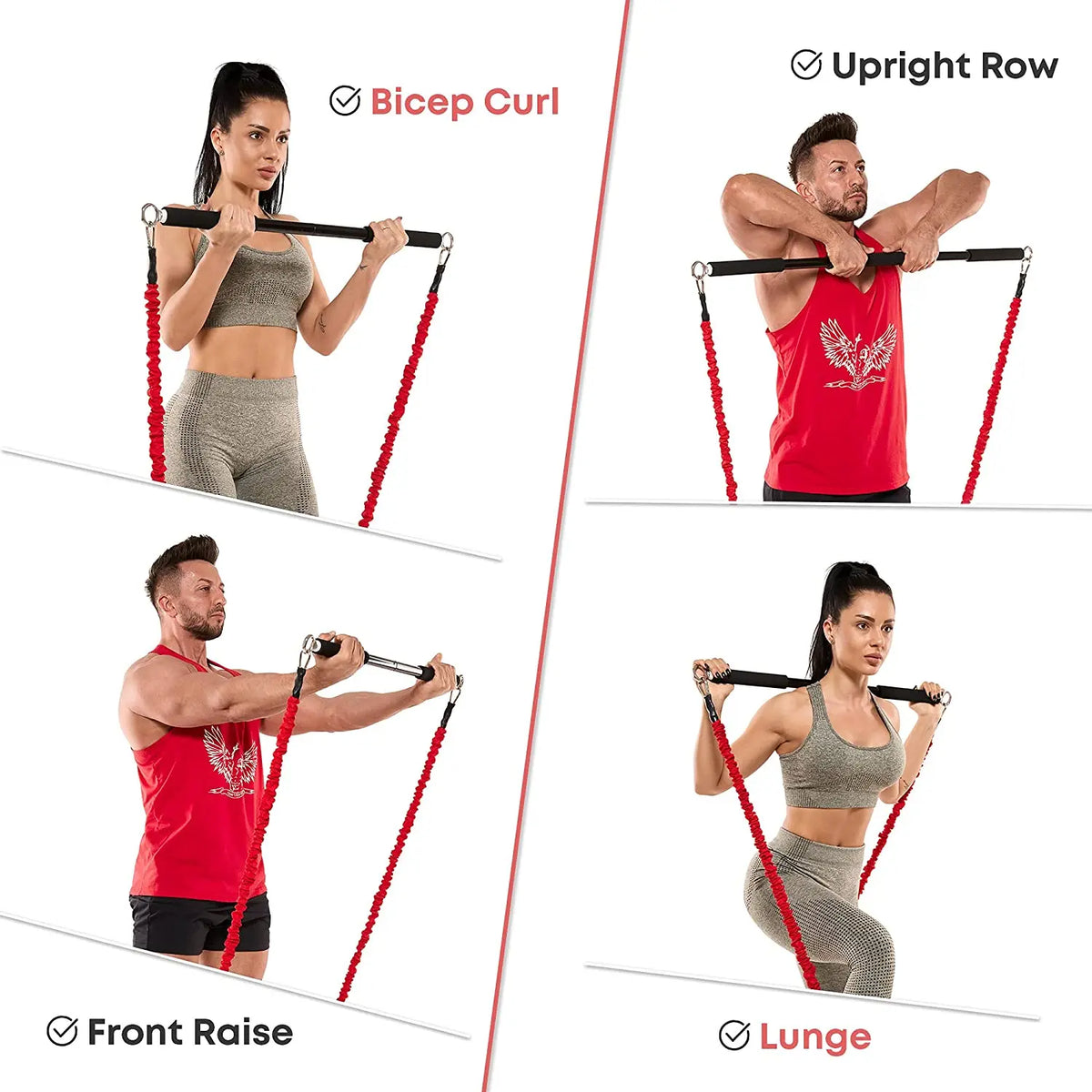 150lb Fitness Booty Resistance Elastic Band Workout