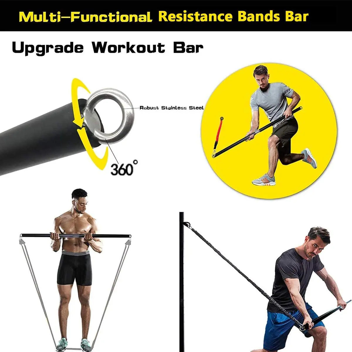 150lb Fitness Booty Resistance Elastic Band Workout
