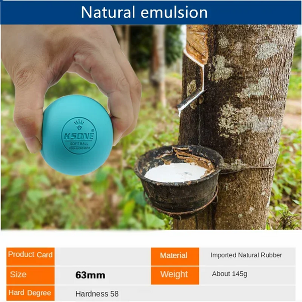 Massage Ball 6.3cm Fascia Ball Lacrosse Ball Yoga