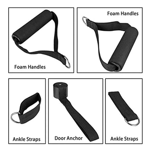 Strength Training Wrapped Resistance Band Set