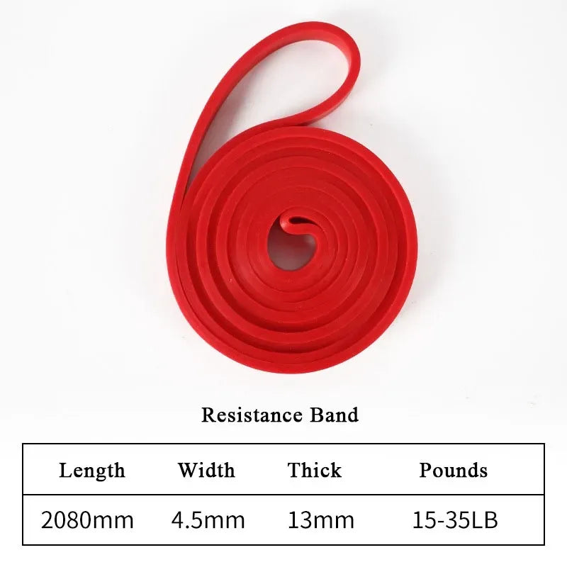 7-Level Resistance Bands Set for Pull Up Assistance
