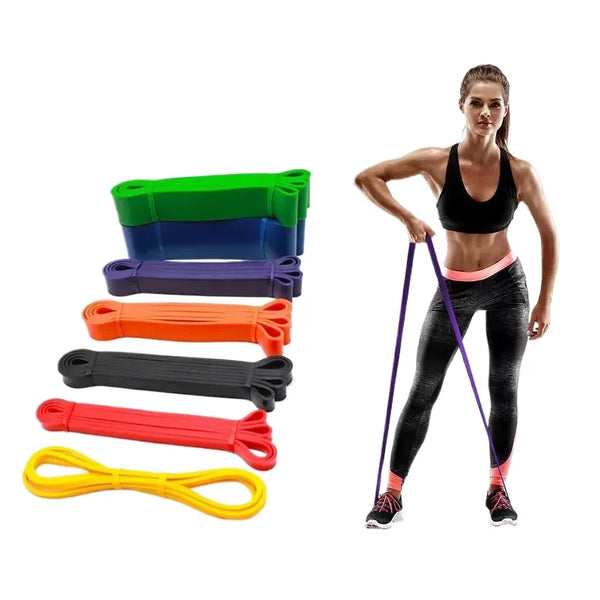 1PC TPE Fitness Resistance Bands Pull Up Assist Band