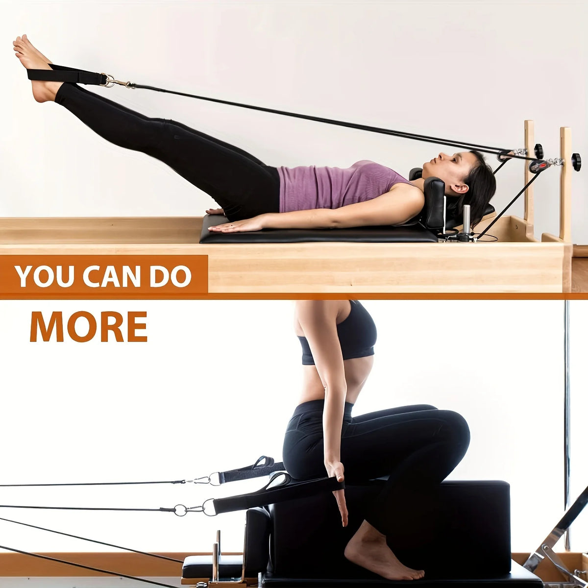 Pilates Straps Pilates Double Loop Straps for Fitness