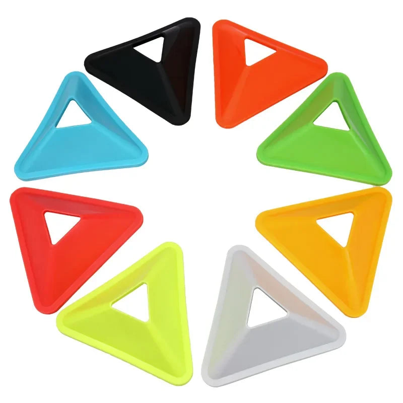 Random Color Soccer Training Cones Triangle Football Agility