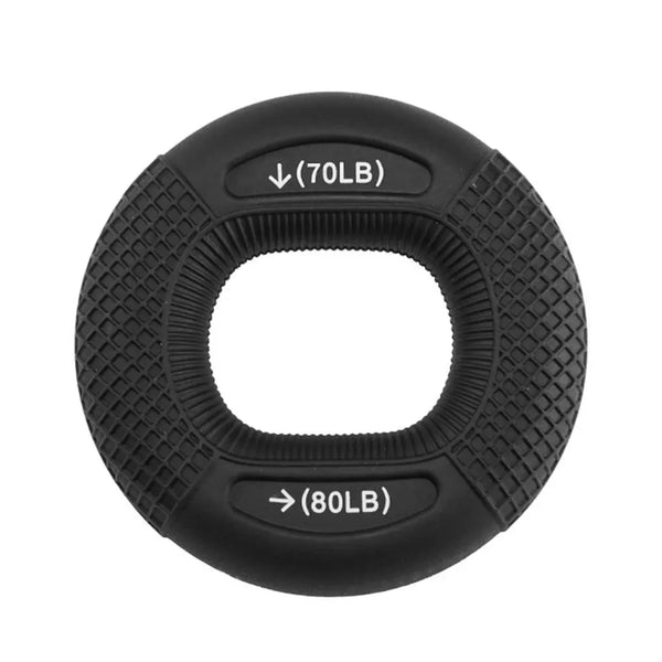 Silicone Adjustable Hand Grip 20-80LB Gripping Ring Finger