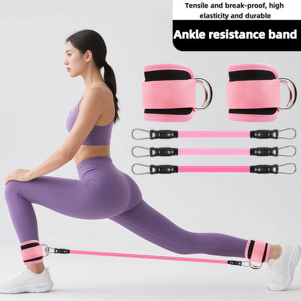 Ankle Straps Resistance Bands Yoga Gym Elastic