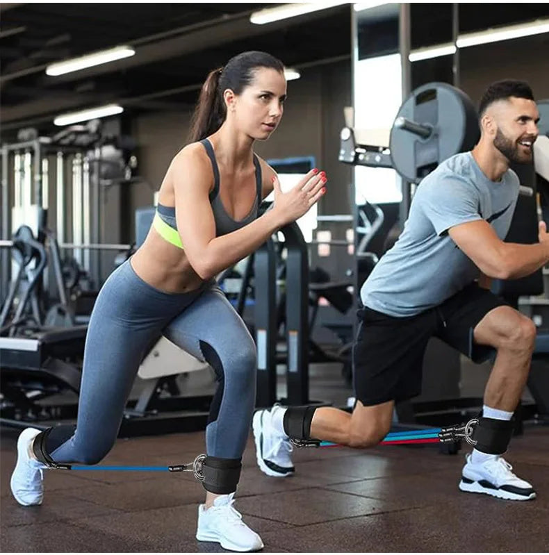 TPE Resistance Bands Ankle Straps Fitness Booty Band