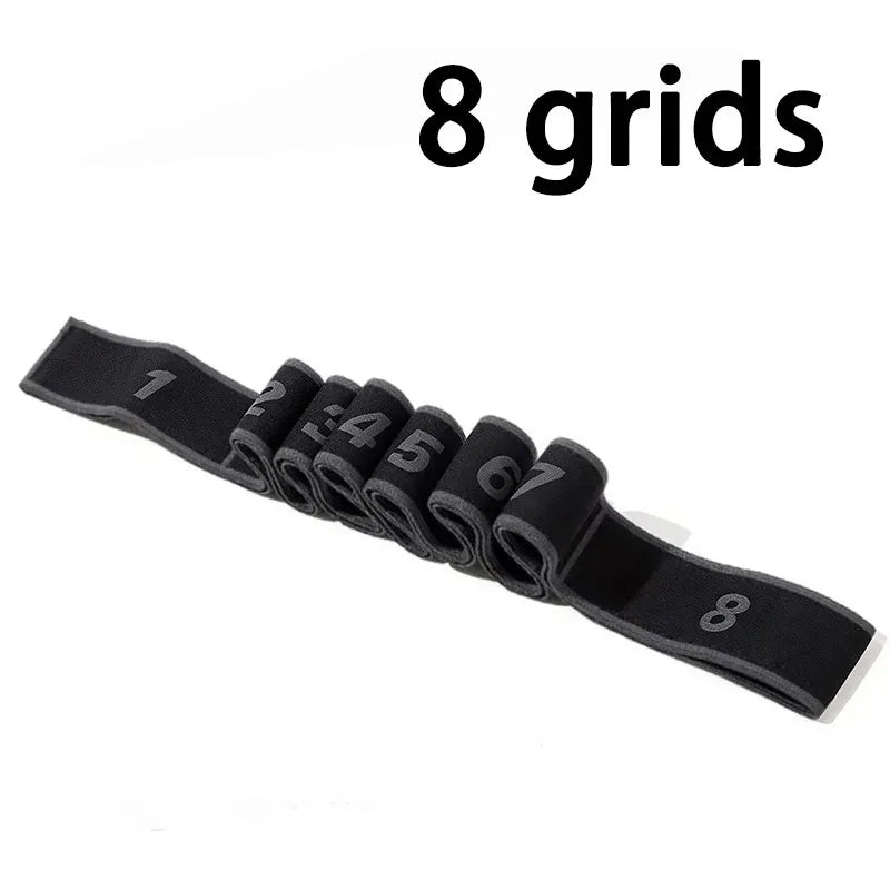 8 Sections Dance Resistance Band Yoga Stretching Pilates