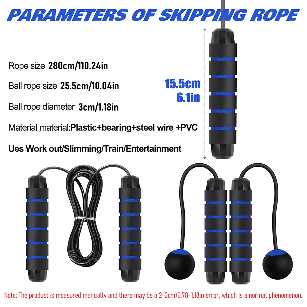 Wire Wireless Ball Jump Rope Dual purpose Fitness Training