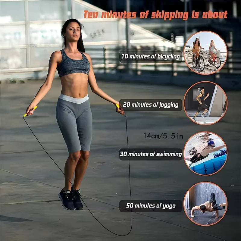 Steel Wire Skipping Rope Fitness Sports Equipment