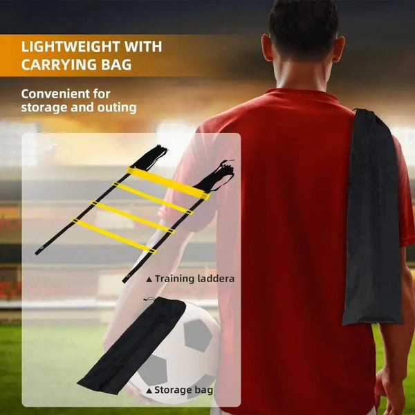 New Flexibility Agility Ladder Nylon Strap Jumping Ladder