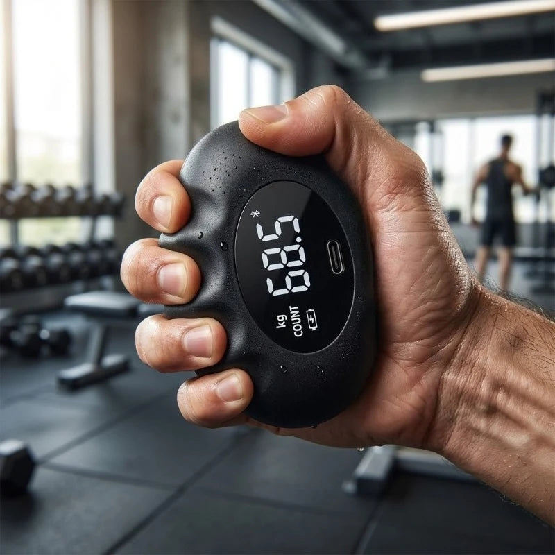 Ergonomic 180kg Digital Hand Dynamometer Electronic Grip