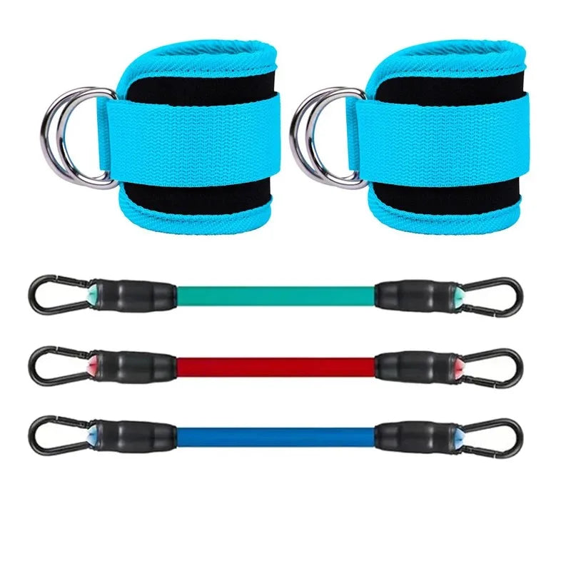 Ankle Straps Resistance Bands Set Fitness Workout
