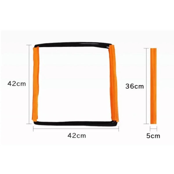 3-in-1 Soccer Training Ladder Set - Adjustable Speed Agility