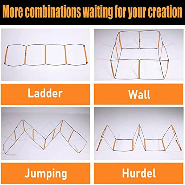 Dual-Purpose Soccer Training Jump Ladder Multifunctional
