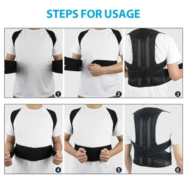 1 Reinforced Belt Posture Corrector Vest