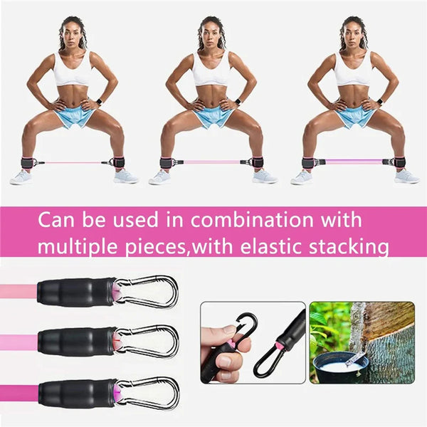 Resistance Band Set Workout Exercise Ankle Straps Fitness