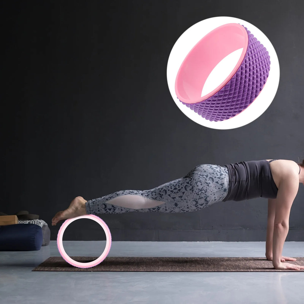 Yoga Wheel for Backbend Stretching Circle Wheel