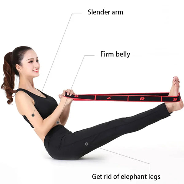 8/10 Sections Dance Resistance Band Yoga Stretching