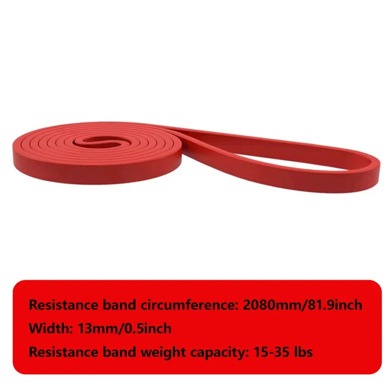 1Pc Fitness Resistance Band Tough Latex Elastic Pull-Ups