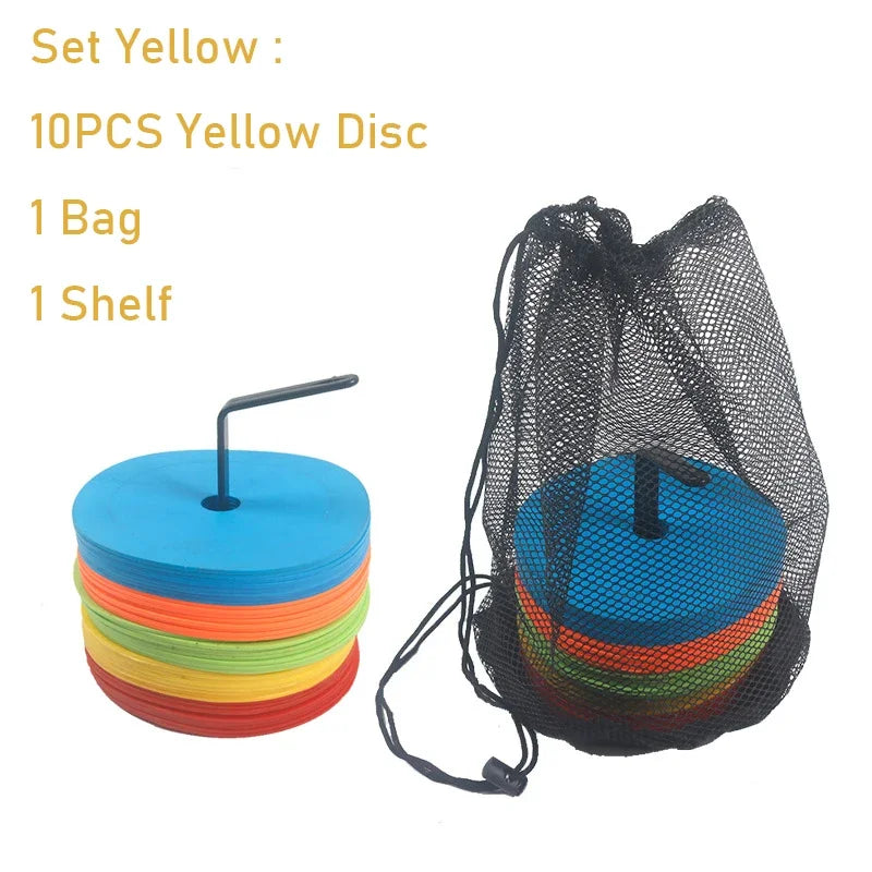 Soccer Flat Cones Marker Disc Basketball Sports Speed Agility