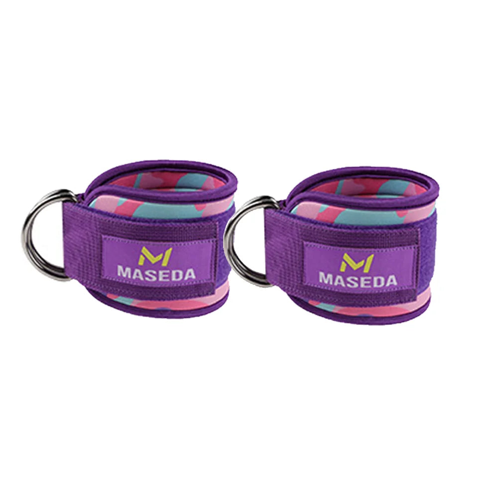 TPE Resistance Bands Ankle Straps Fitness D-Ring