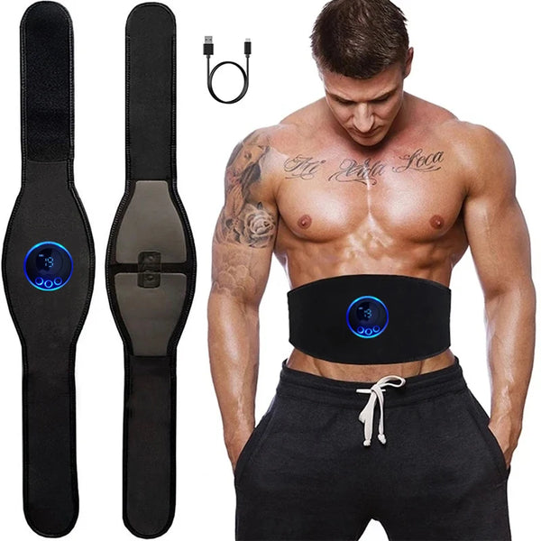 Electric Abs Abdominal Trainer Toning Belt EMS