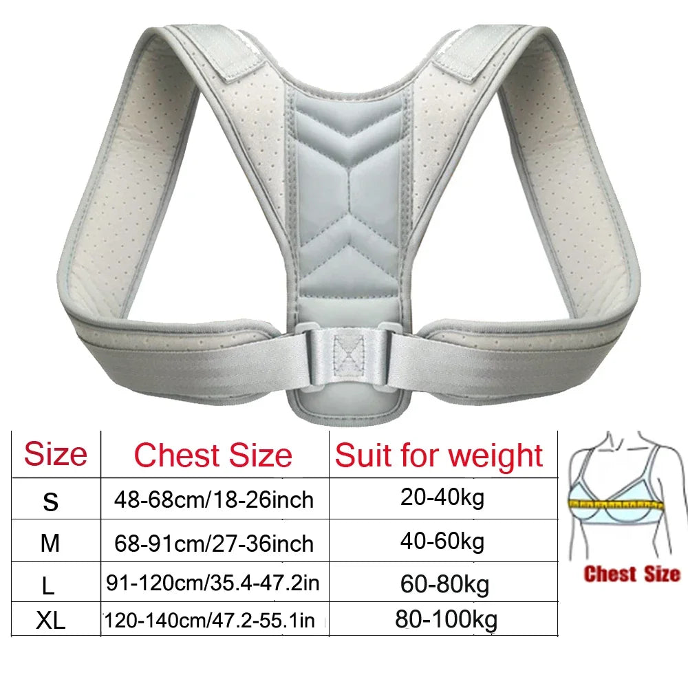 Back Shoulder Posture Corrector Adjustable Belt