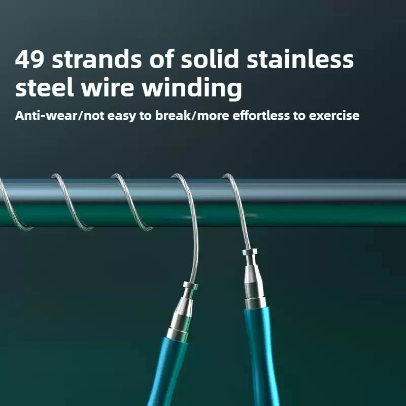 Aluminum alloy steel wire metal handle student adult fitness