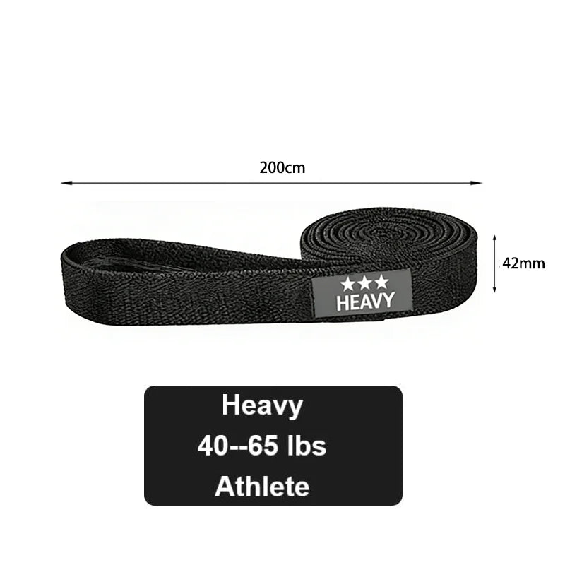 Long Fabric Resistance Loop Band for Full Body Exercise