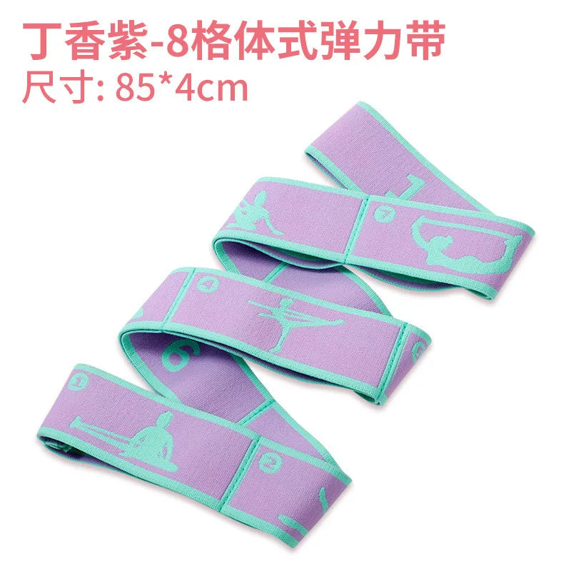 Multi-Section Elastic Yoga Resistance Bands Fitness Sport