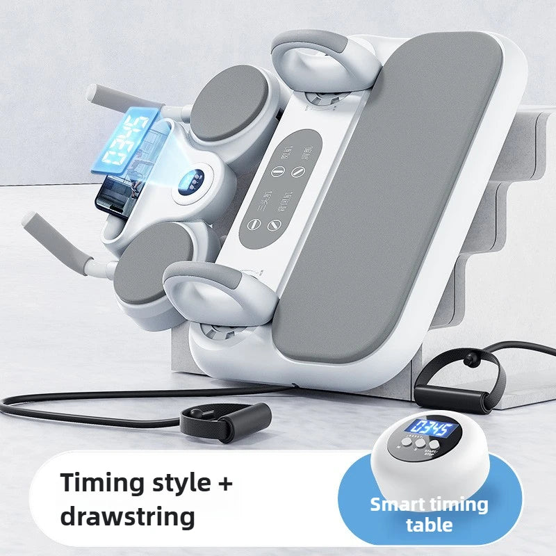 Six-in-one multifunctional fitness board abdominal wheel