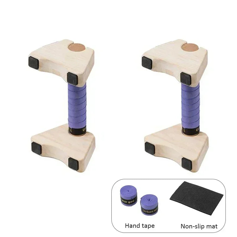 Wooden Push-up Stand Non-SlipPush Up Bar Handles