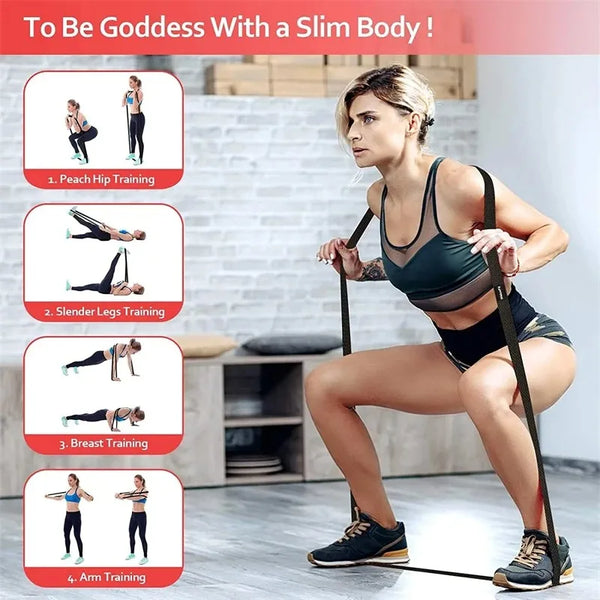 Long Resistance Bands for Working Out Fabric Resistance Band