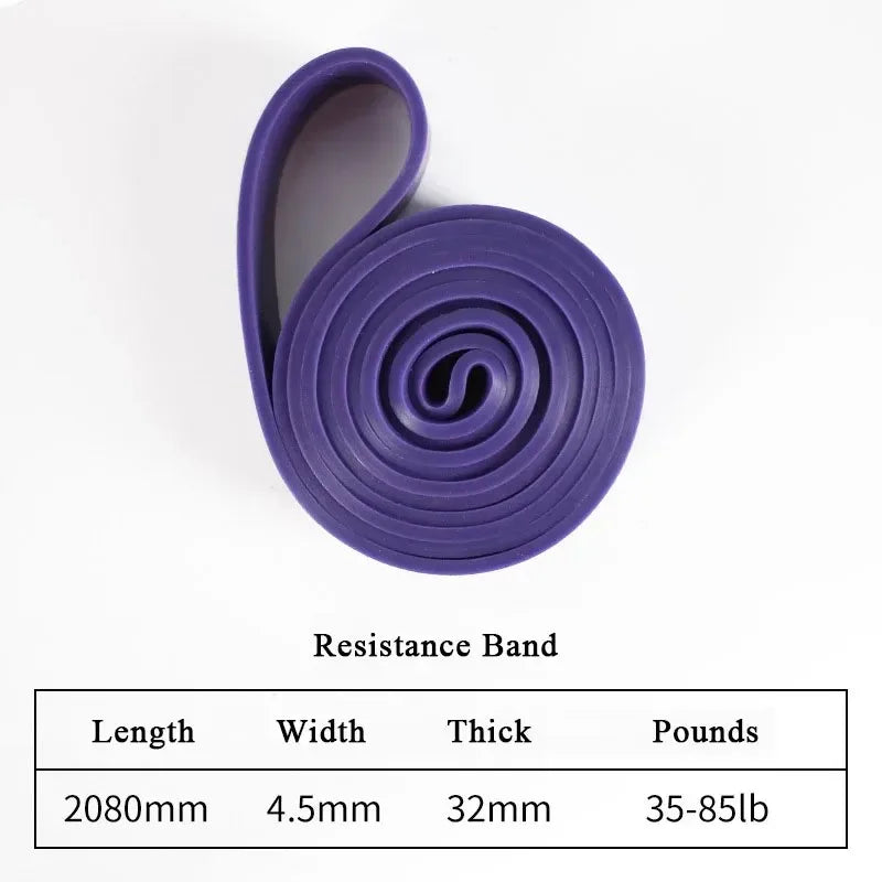 7-Level Resistance Bands Set for Pull Up Assistance