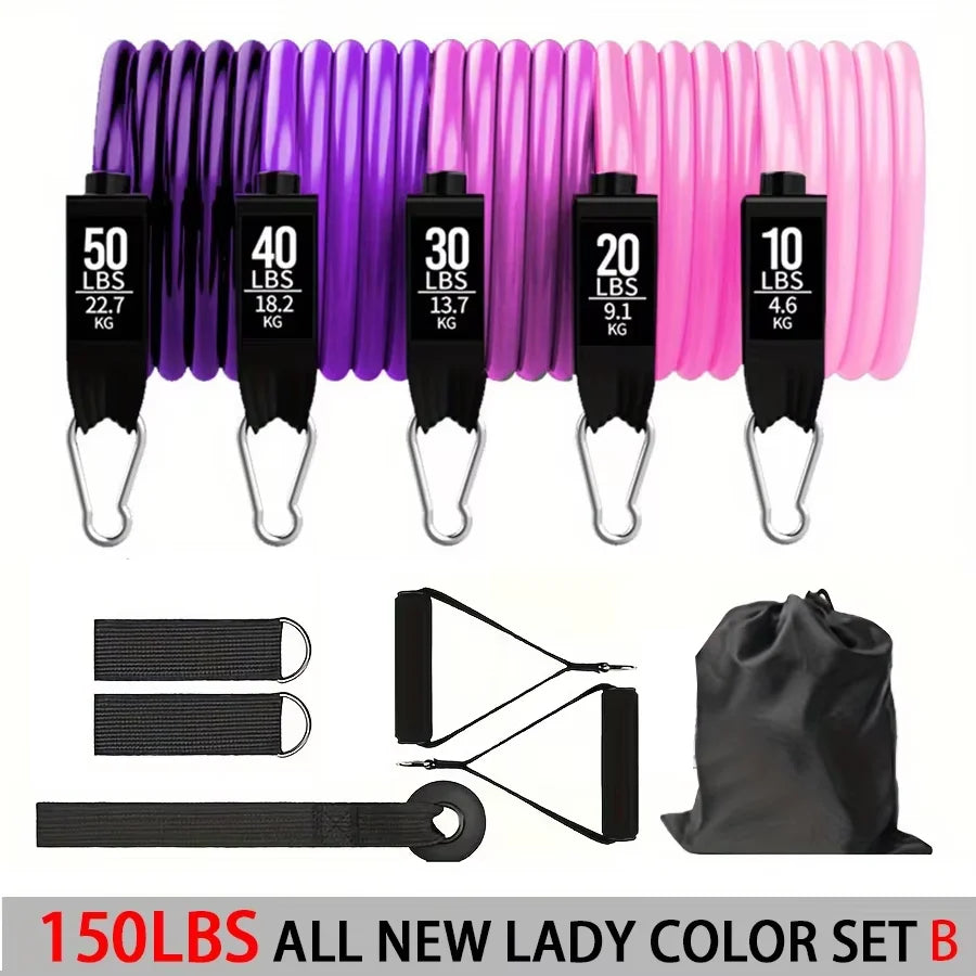 Resistance strap with handle: used for muscle training