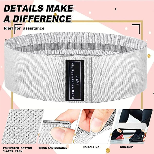 Long Resistance Loop Band Set Unisex Fitness