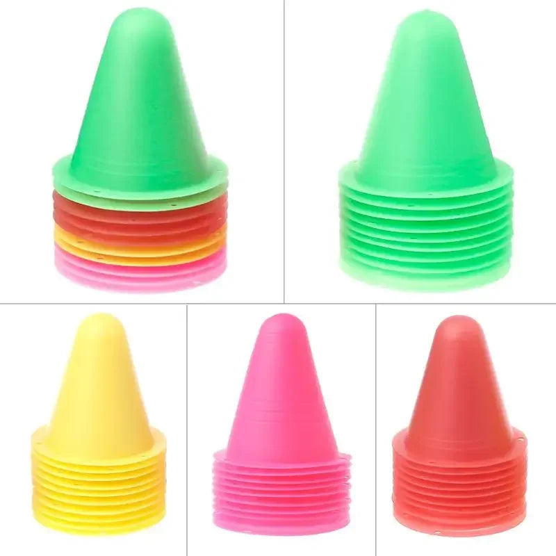 Agility Training Cones - PE Markers for Soccer/Skate Slalom