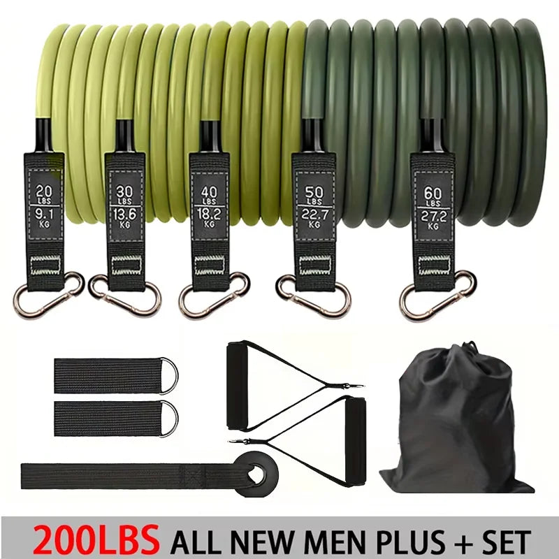 Resistance strap with handle: used for muscle training