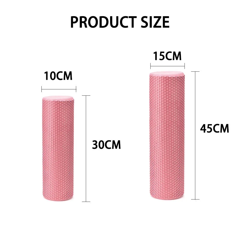 Yoga Roller Round EVA Foam Cylinder Hexagonal Roller