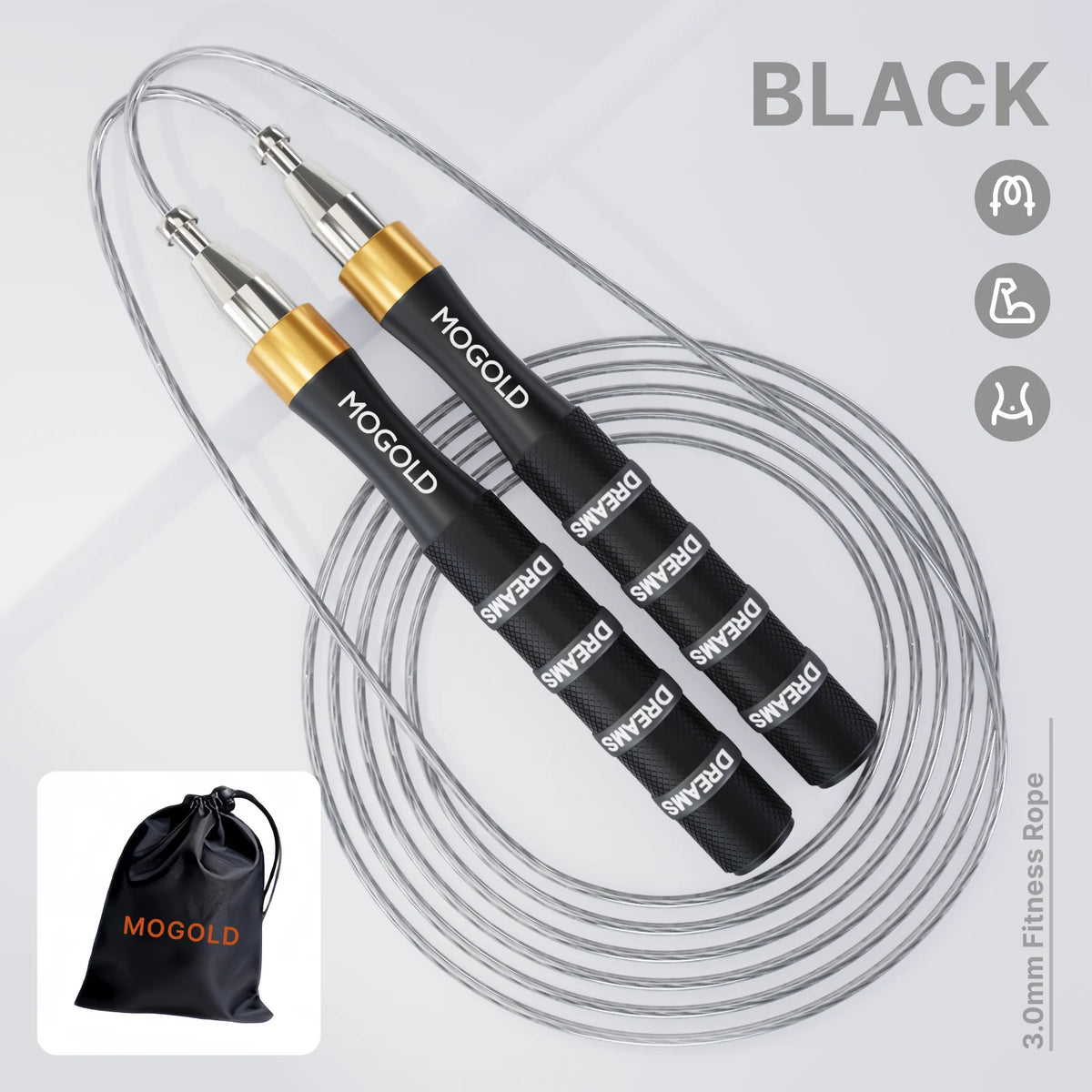 Self-Locking Bearing Skipping Rope