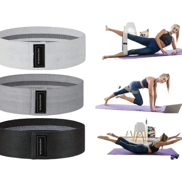 Basic Fabric Resistance Hip Booty Bands Glute Thigh Elastic