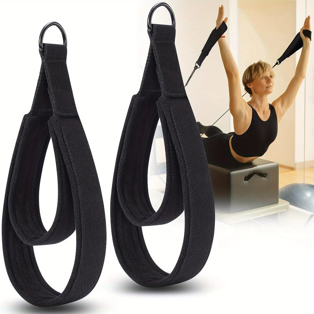 Pilates Straps Pilates Double Loop Straps for Fitness