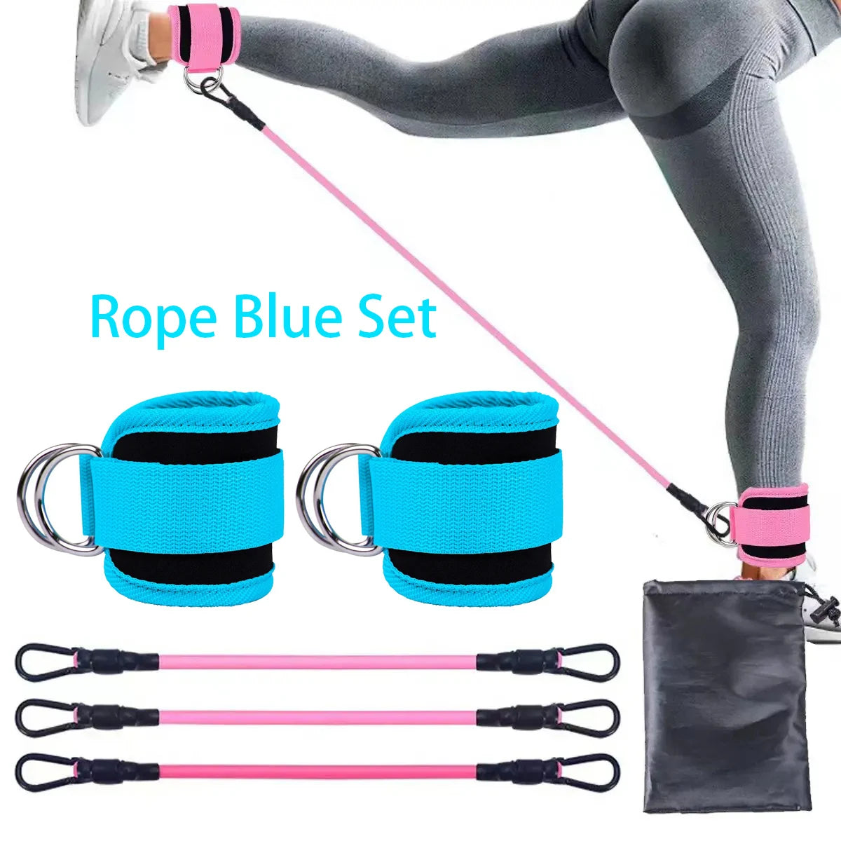 Resistance Band Set Workout Exercise Equipments