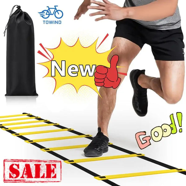 New Flexibility Agility Ladder Nylon Strap Jumping Ladder