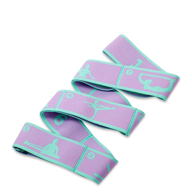 Multi-Section Elastic Yoga Resistance Bands Fitness Sport